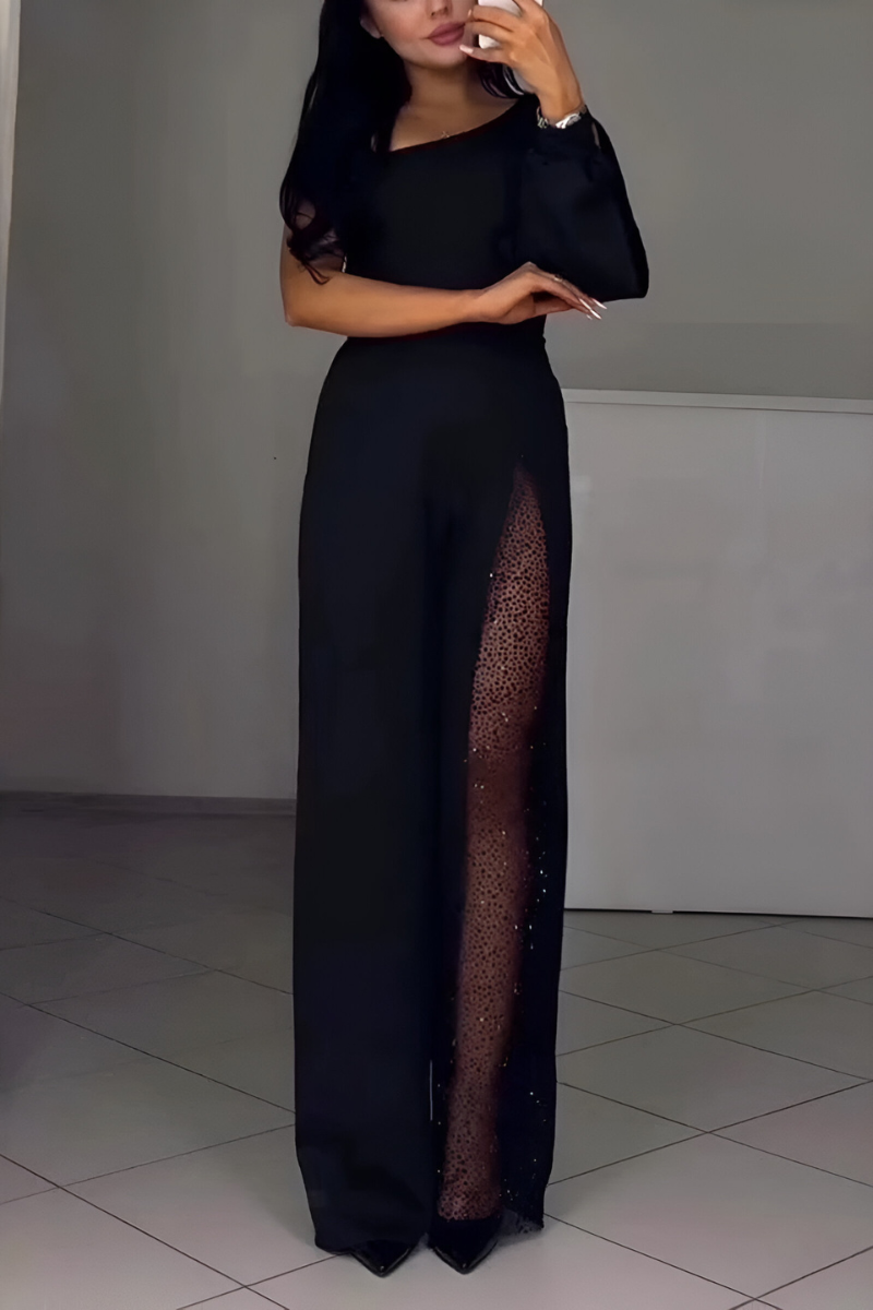 Ines | Moderne jumpsuit med brede ben