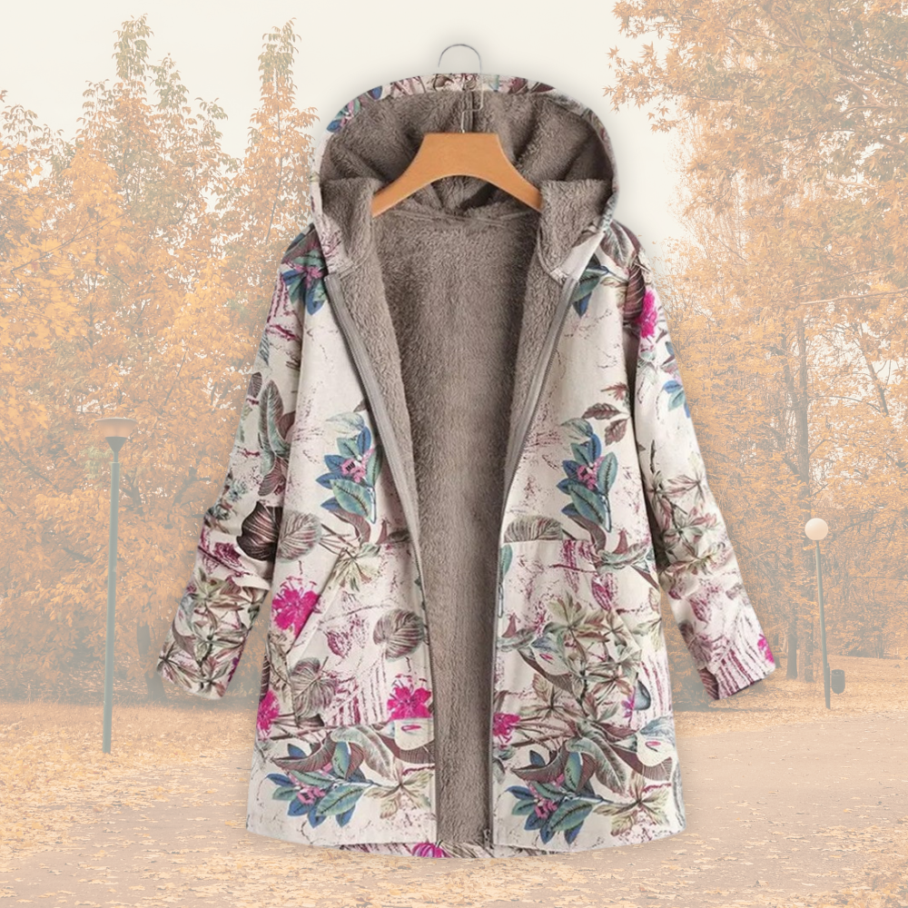 Camellia | Varm jakke med fleeceforing